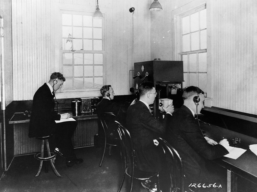 First Radio Broadcast Men