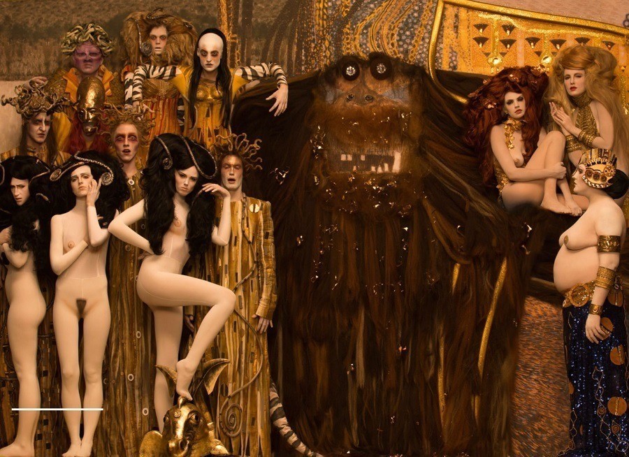 Klimt Beethoven Frieze Recreation