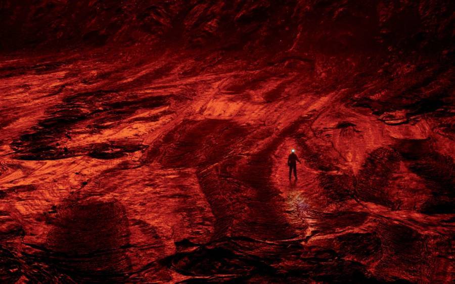 Man Inside Volcano