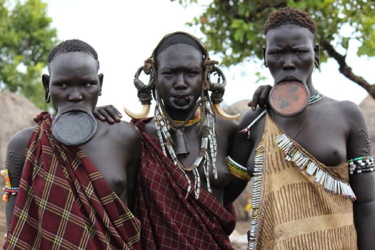 Mursi Women Body Modification