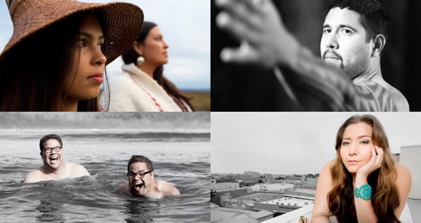 Native American Four Panel