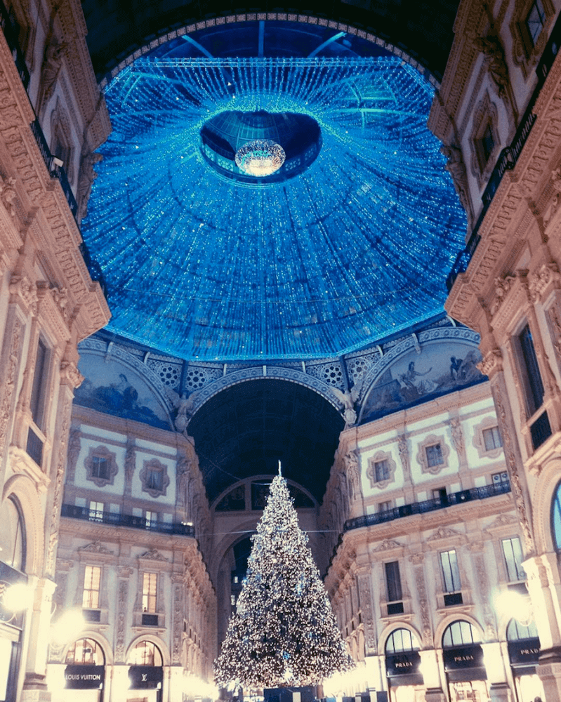 Christmas Lights Milan Mall