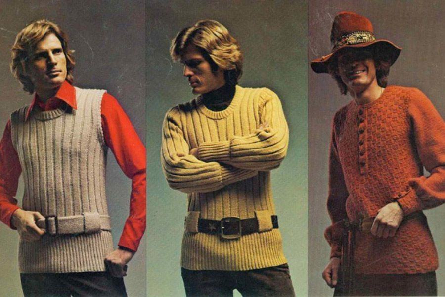 Terrible 1970s Menswear Ads Belted Sweaters