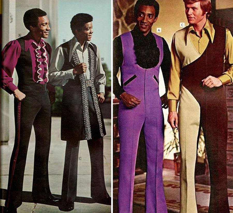 Weird 1970s Menswear Ads Purple Ruffles