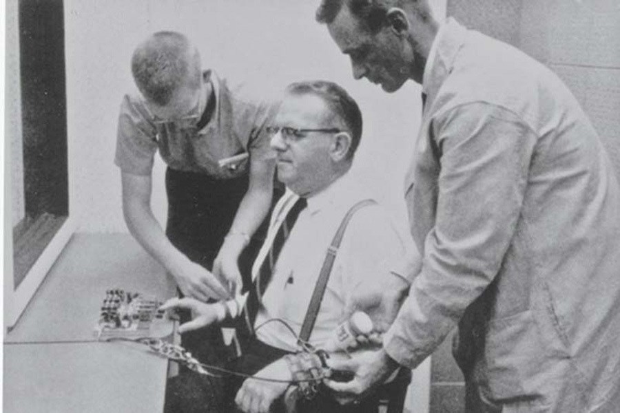 Actor Strapped Milgram Experiment