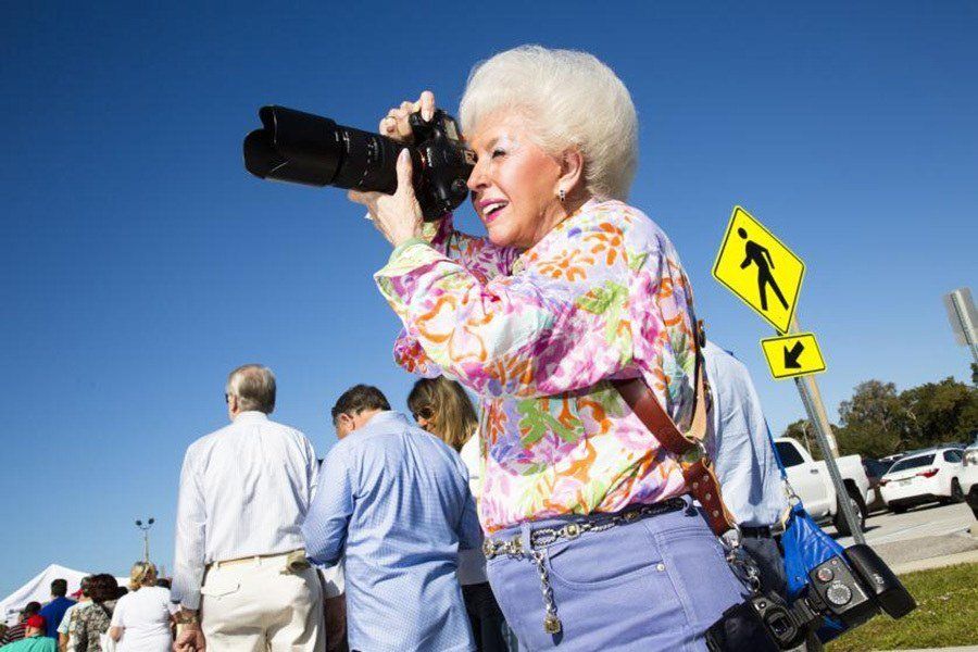 Donald Trump Fans Camera