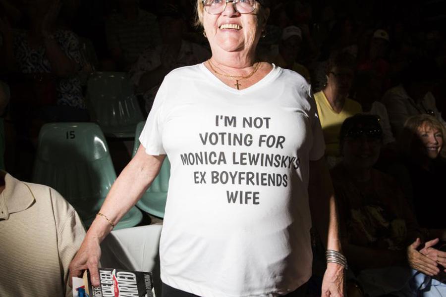 Donald Trump Fans Lewinsky