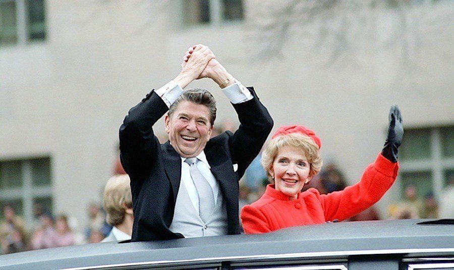 Ronald And Nancy Reagan Victory