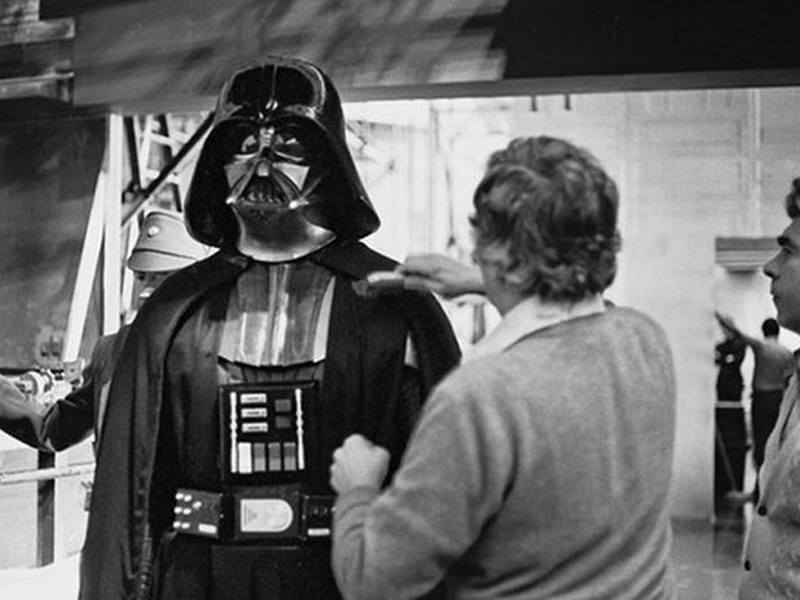 Lint Brushing Darth Vader