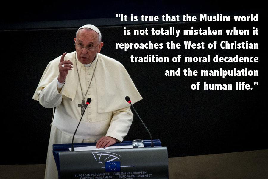 Pope Francis Progressive Quotes Pointing