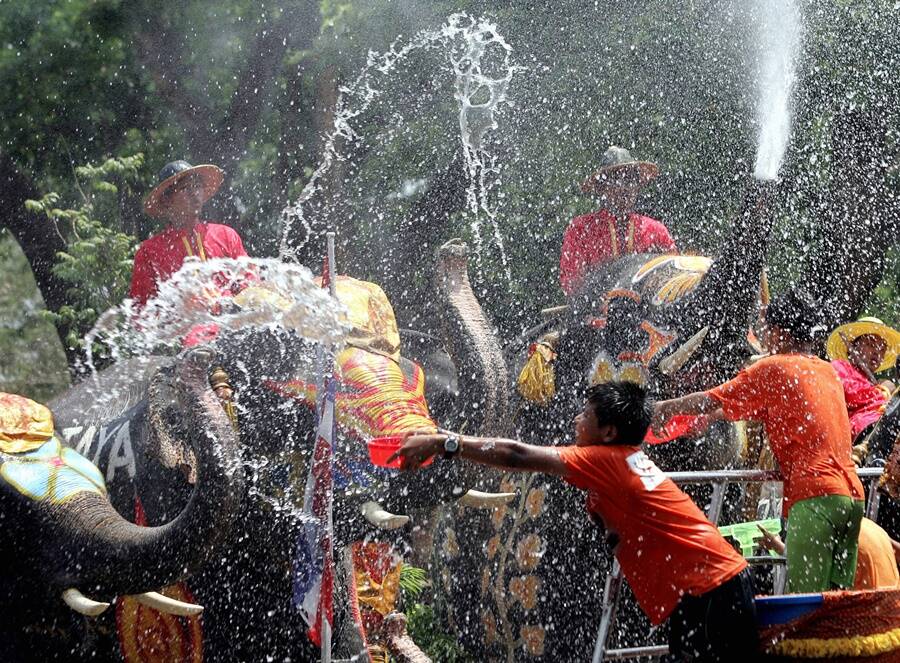 Songkran Water Fight