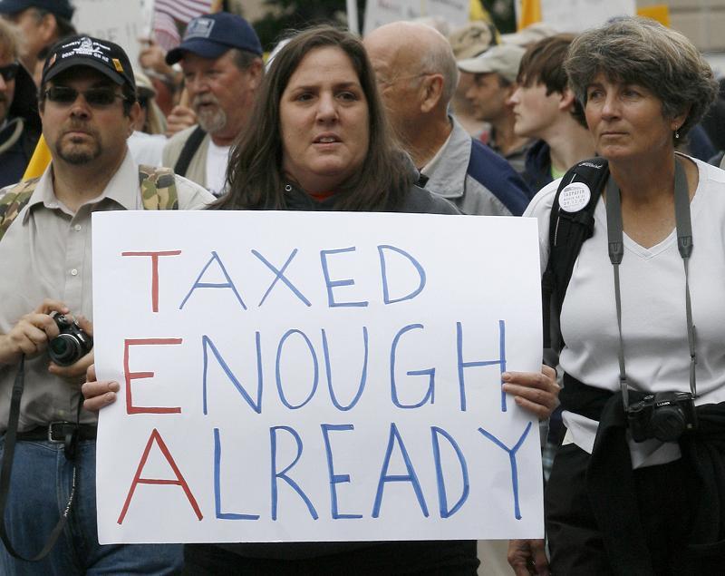 Tea Party Tax Sign