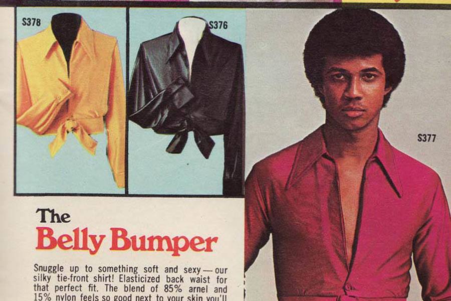 Weird 1970s Menswear Ads Belly Bumper