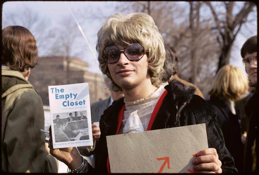 Gay Rights March 1971 Empty Closet