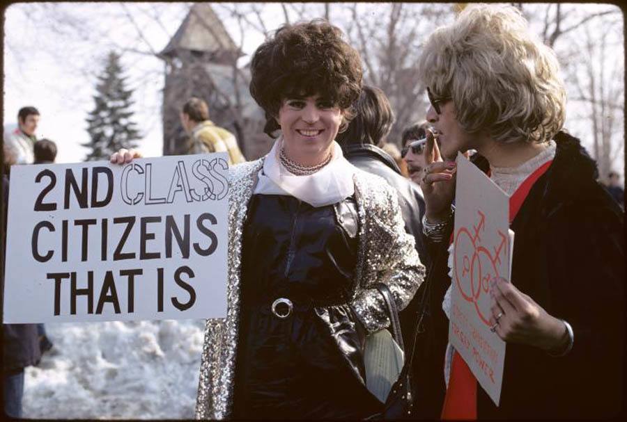 Gay Rights March 1971 Second Class