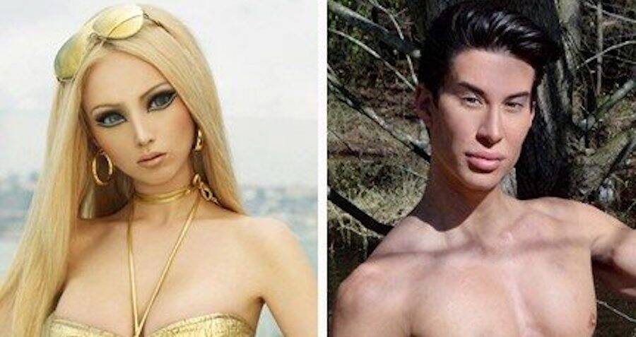 real barbie and ken