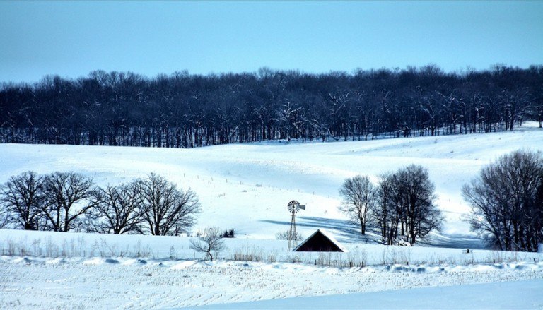 Iowa Caucus Snowy February