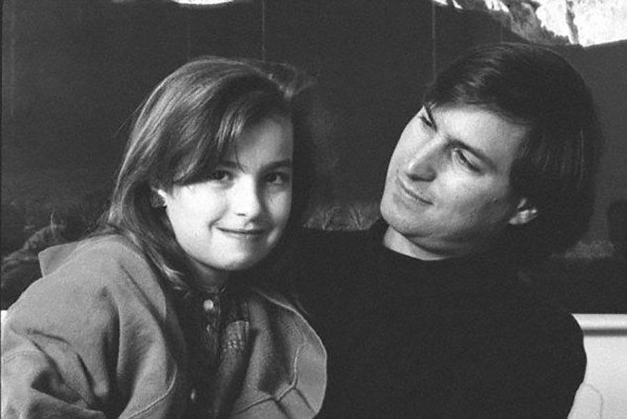 Steve Jobs With His Daughter Lisa