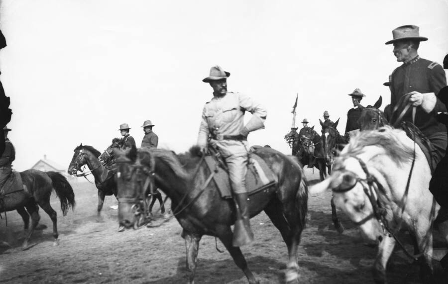 Theodore Roosevelt On Horseback