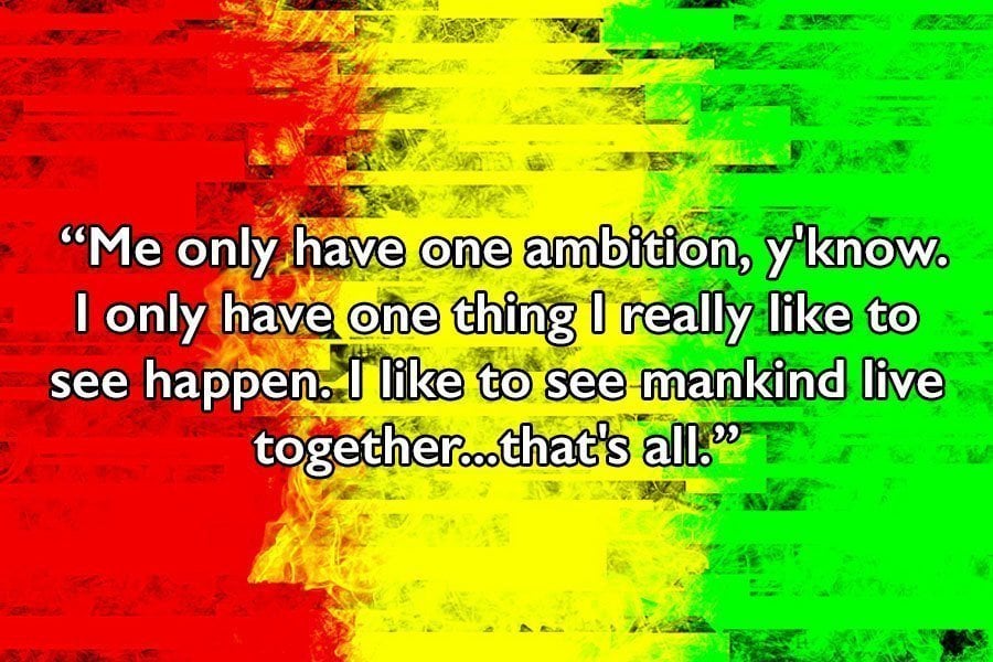 rastafarian bob marley quotes