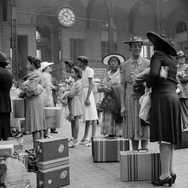Passengers Waiting At Old Penn Station