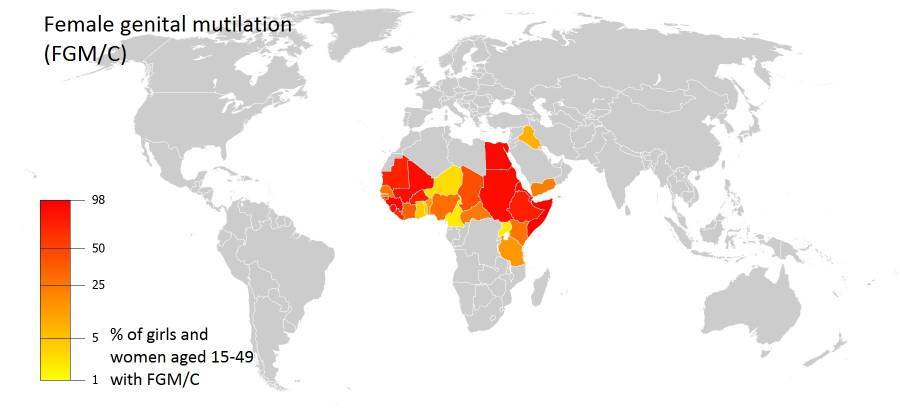 Female Genital Mutilation Map