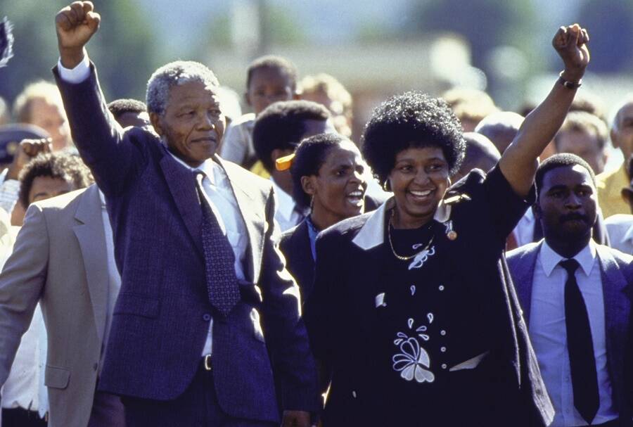 Nelson Mandela And Winnie Mandela
