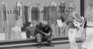 Rich Woman Homeless Man