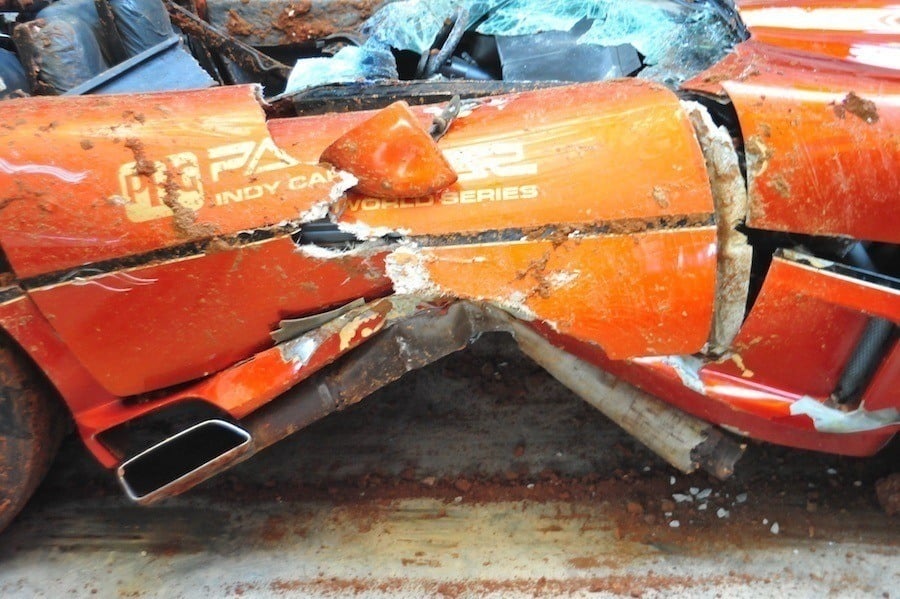 Another Wrecked Corvette