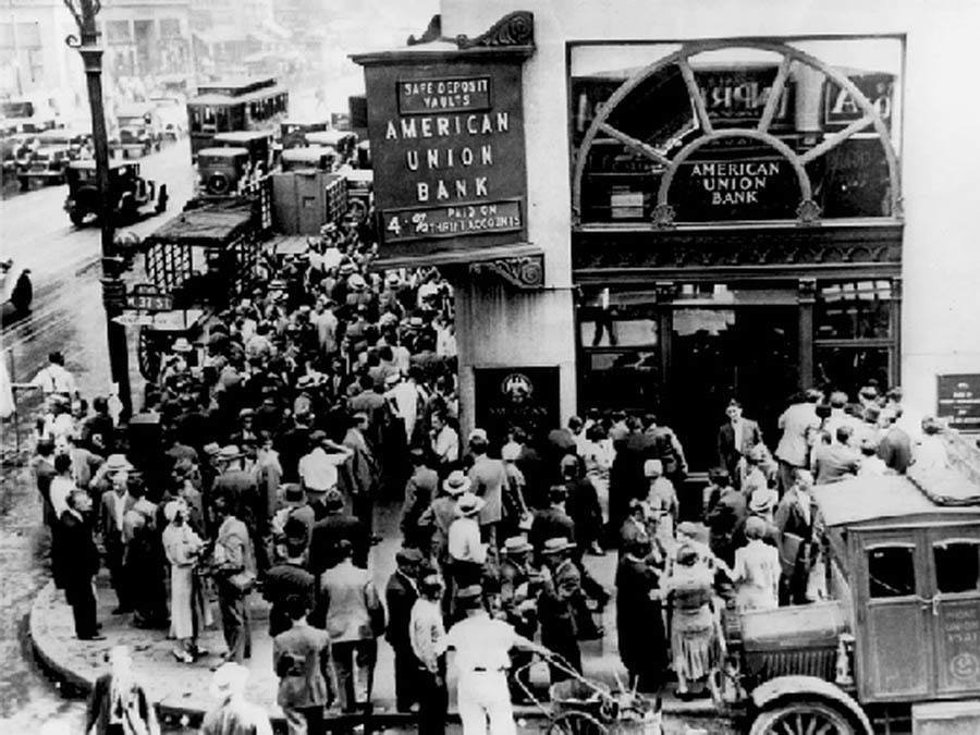 great depression food riots