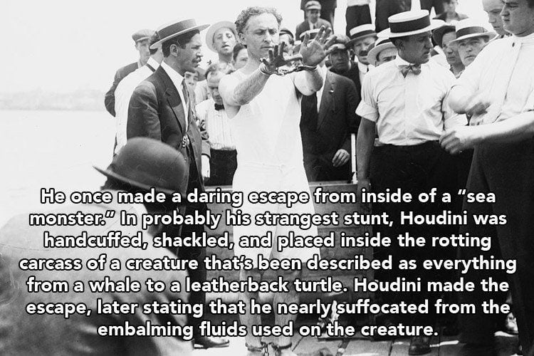 Harry Houdini Cuffed