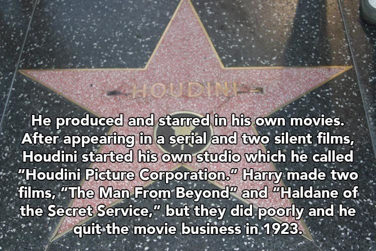 Harry Houdini Movies