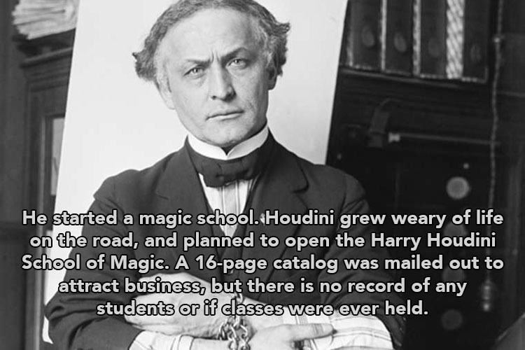 harry houdini death facts