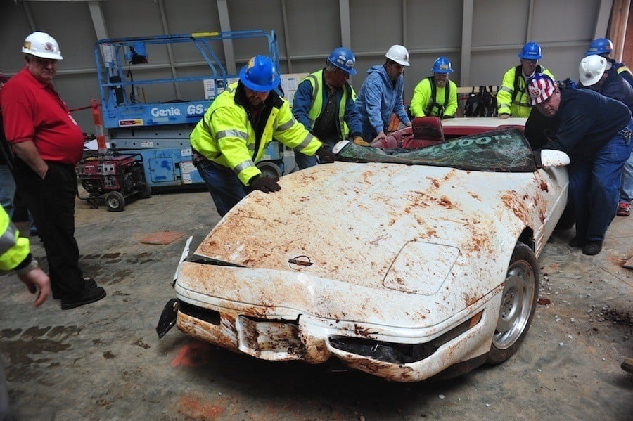 Millionth Corvette Destroyed By Sinkhole