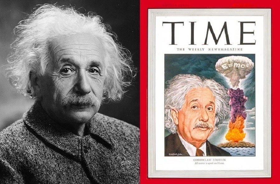 Einstein On The Cover Of Time Magazine