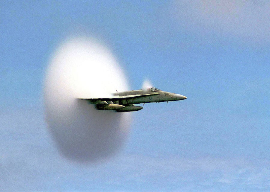 Jet Breaking The Sound Barrier