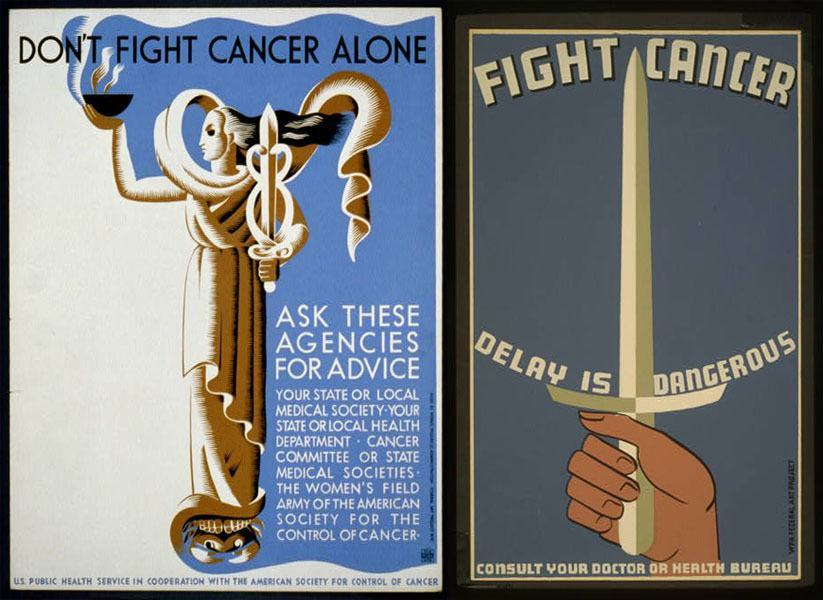 Vintage Health Posters Liberty Fight