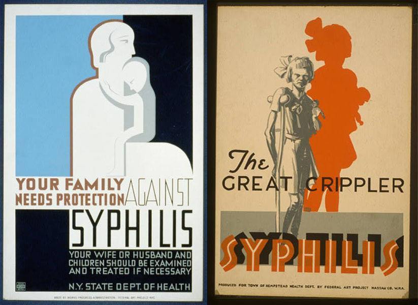 Vintage Health Posters Syphilis Crippler Copy