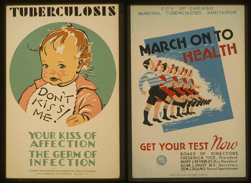 Vintage Health Posters Tuberculosis March
