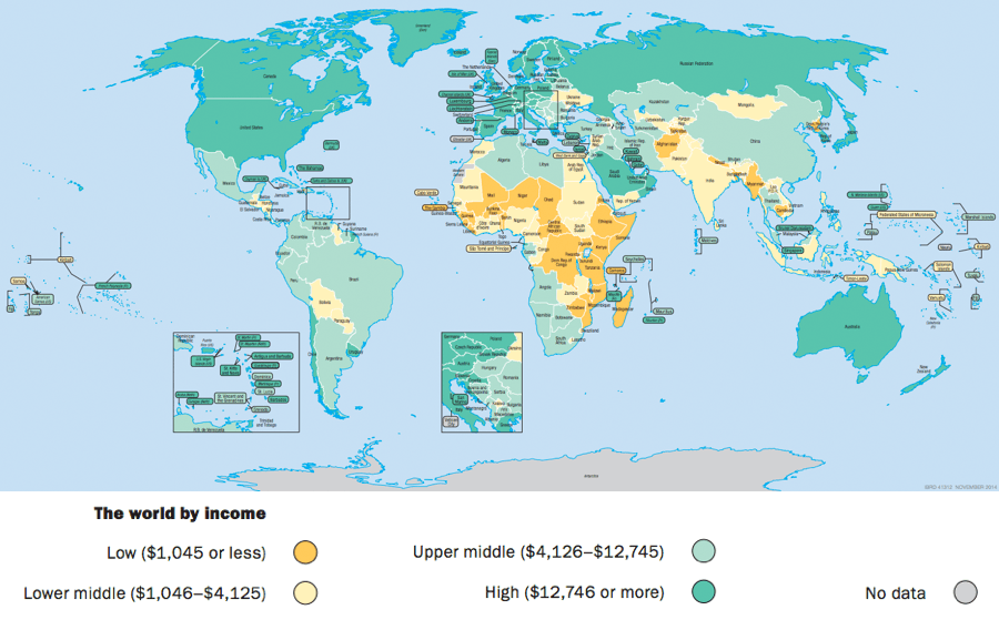 World Income Map