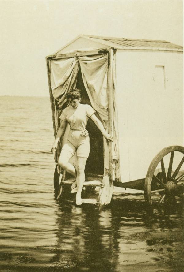 woman in bathing suit