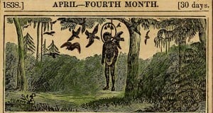 Anti Slavery Almanacs Hanging