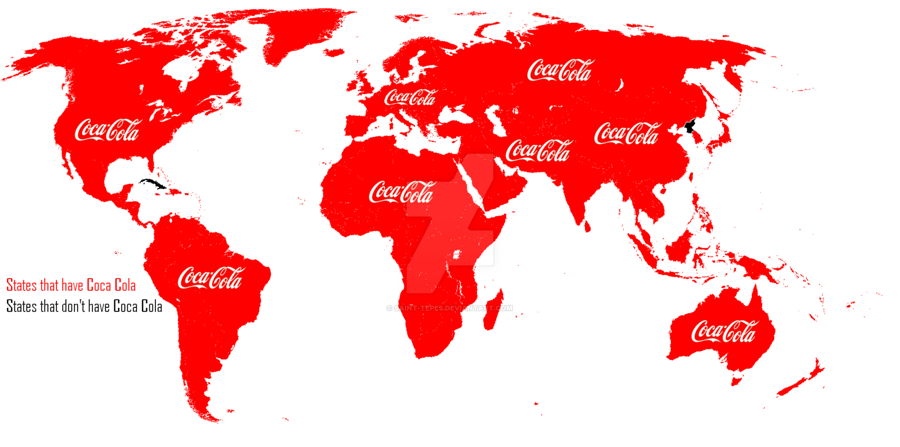 Mapa de Coca Cola