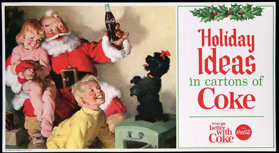 Coke Santa Ad