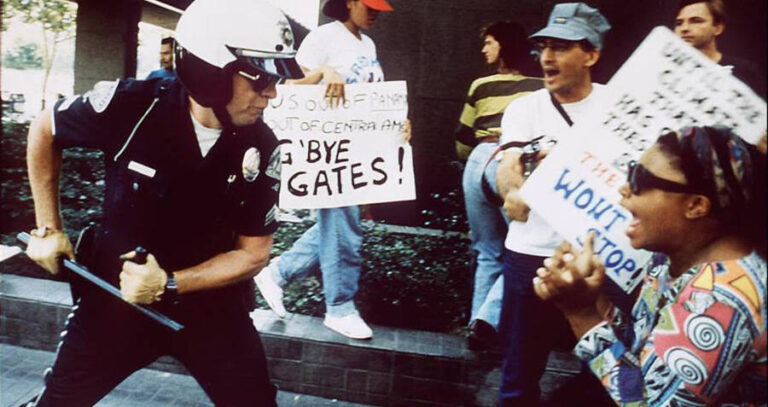 Cop Threatens Woman During La Riots