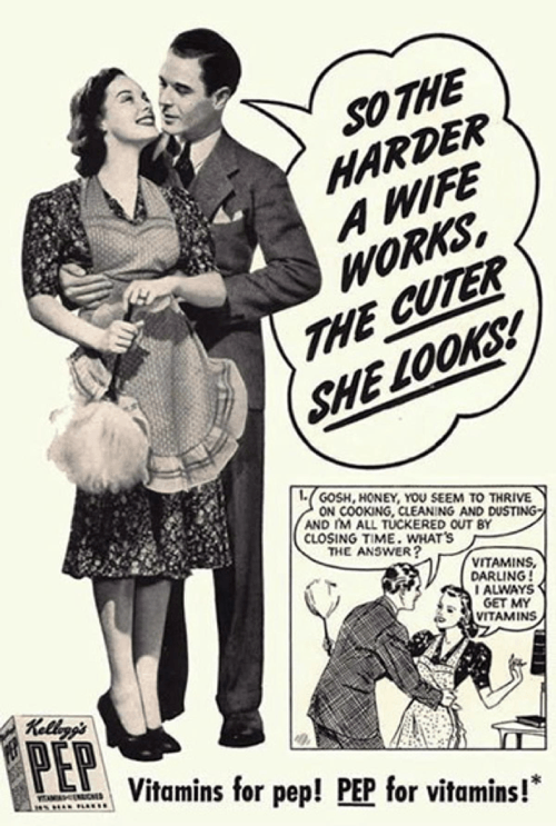 Shockingly Sexist Vintage Ad Vs Its Modern Counterpart 3824