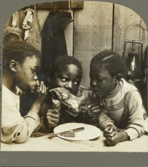 Boys Eating