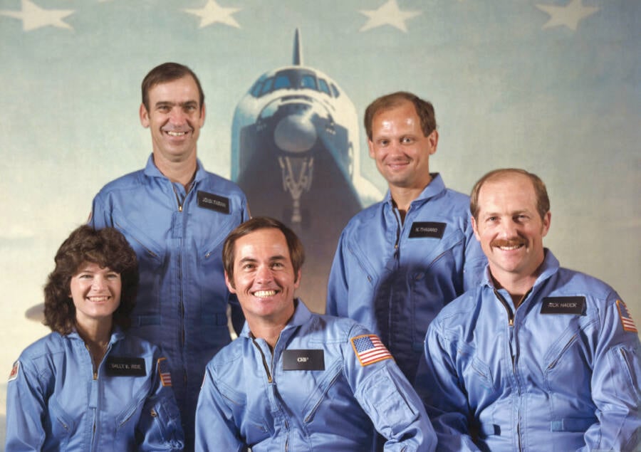 Challenger Crew And First American Woman In Space