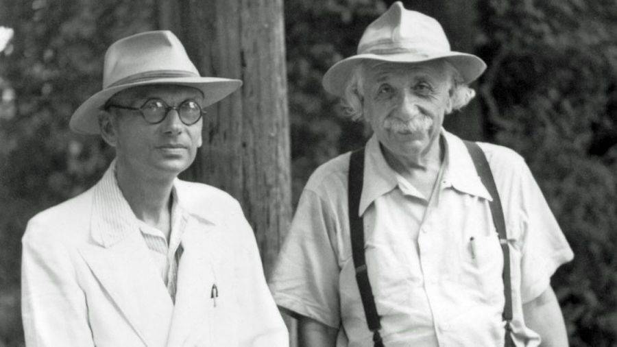 Kurt Gödel And Albert Einstein