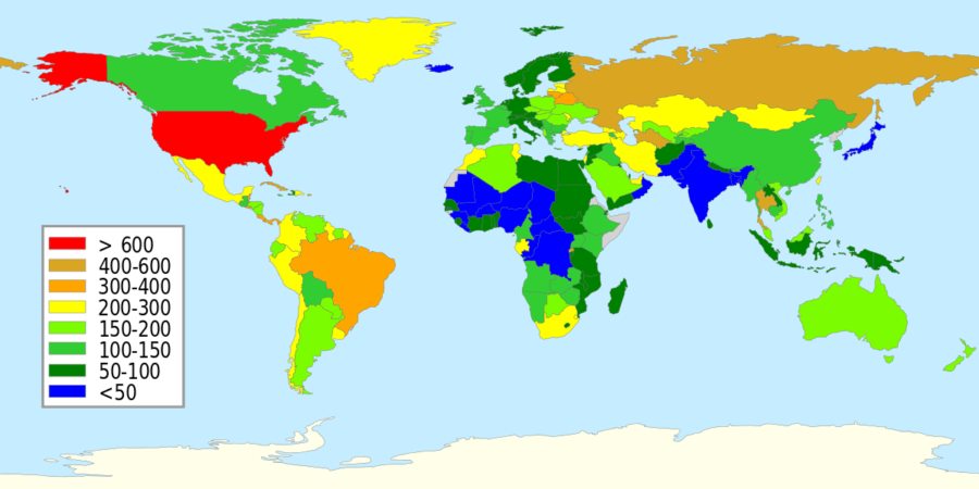 Incarceration Rate Worldwide